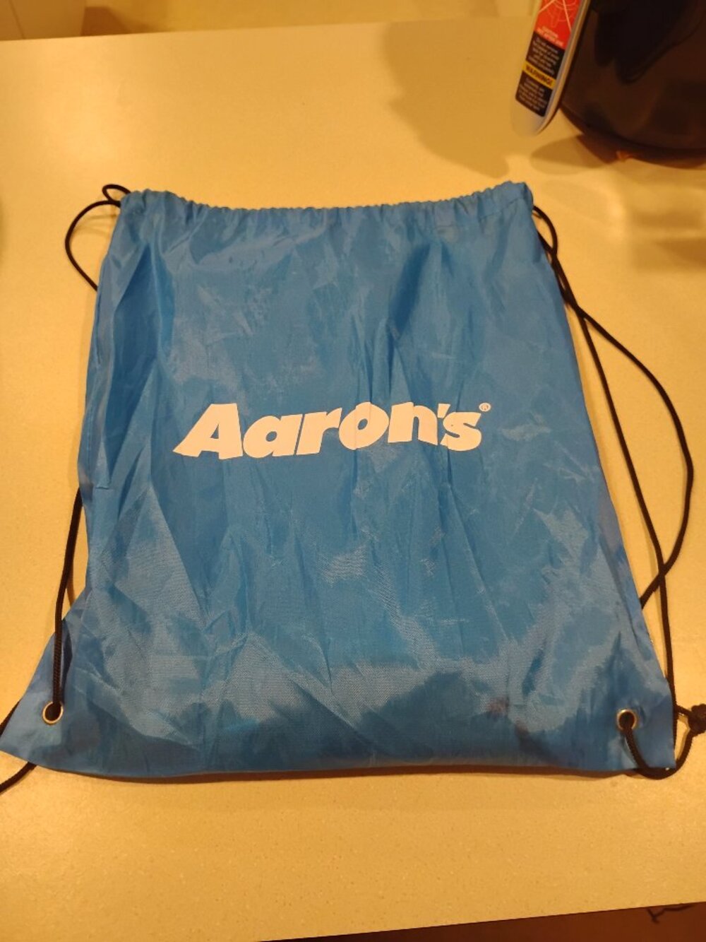 Aarons drawstring bag